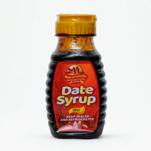 MacariusVille Date Syrup 50cl bottle – natural date sweetener, healthy honey alternative, no added sugar