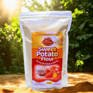 MacariusVille Sweet Potato Flour – Gluten-Free Flour for Baking & Swallow | 1kg Nigeria
